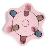 Dog educational toy slow feeder interactive increase puppy IQ food dispenser slow eating non-slip bowl pet dog training toy bowl