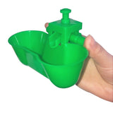 30 sets Bird Dringking Bowls Water Drinker for Pigeon Quail Automatic Chicken Drinking double Cups with Screws Bird Feeder Tools
