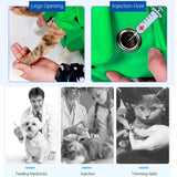 Cat Bag Health Care Hospital Soft Cat Carrier Bag for Cleaning Ear Trimming Nail Injection and Feeding Medicine Comfort Pet Bag