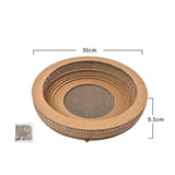 Cat Scratcher Board Corrugated Paper Toys With Bells Catnip Cat Scratcher Toy Grinding Nails Protect Furniture Pet Products