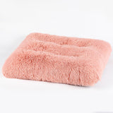 Long Plush Dog Bed Square Dog Mat Pet Cushion Blanket Soft Fleece Cat Cushion Puppy Chihuahua Sofa Mat Pad For Small Large Dogs