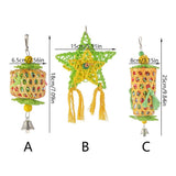 Natural Bamboo Rattan/Paper Weaving Cage Pet Bird Chewing Toys Parrot Cage Foraging Shredder Home Hanging Decoration