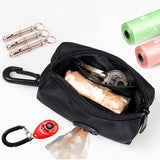 Portable Dog Poop Waste Bag Dispenser Pouch Pet Puppy Cat Pick Up Poop Bag holder Outdoor Pets Supplies Garbage Bags Organizer