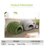Warm Cat Bed Pet Puppy Cat House Winter Dog Cat Cushion Mat Indoor Basket Cave Kennel Nest Cats Products For Pets Nido de gato