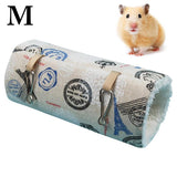 Hamster Cage Ferret Tunnel Hammock For Rat Warm Hamster Tube Toy Hanging Bed Cage For Hamster Rabbit Guinea Pig Small Animals