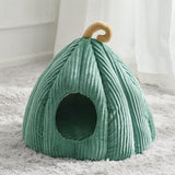 Hot Sell Cat Bed Warm Pet Basket Cozy Dog House Kitten Lounger Cushion Cat House Tent For Small Dog Mat Washable Cave Pets Beds