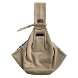 Small Dog Cat Slings Carrier Bag Travel Tote Soft Comfortable Hands-free Pouch Handbag with Cell Phone Pocket Pet Products