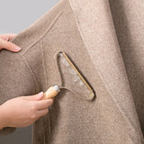 Pet Hair Remover Brush Portable Lint Remover Hair Brush Fuzz Fabric Shaver Brush Dog Grooming Tool Wooden Cat Brush Dog Supplies