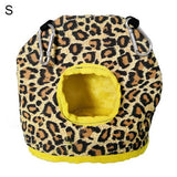 Pet Bird Parrot Cotton Owl Print Soft Warm Hanging Cage House Sleep Tent Bed Cave Nests Colored Cave-shaped Parrot Sleeping Nest