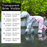 HOOPET Pet Dog Raincoat Clothes Waterproof Rain Jumpsuit For Small Dogs Outdoor Pet Clothing Coat Pet Supplies