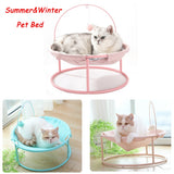 Cat Bed Basket Pet Hammock Cats Beds Winter Summer Cat House Mat for Warm Small Dogs Bed Kitten Cute Sleeping Mats Products Kat