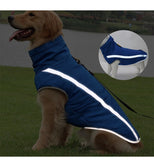 Pet Dog Clothes winter coat Reflective padded vest Warm Jacket Coat For Small Large Dogs French Bulldog Clothing Supplies XL-6XL