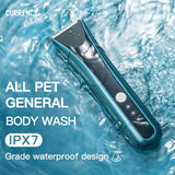 Professional Pet Hair Clipper Dog Electric Clippers Animal Grooming Clippers Cat Cutter Shaver Set IPX7 Waterproof Rechargeable