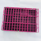 C600 Foldable portable 2.5mm iron wire plastic spraying rust prevention Kennel metal teddy dog rabbit cat pet big net cage