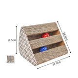 Cat Scratcher Board Corrugated Paper Toys With Bells Catnip Cat Scratcher Toy Grinding Nails Protect Furniture Pet Products