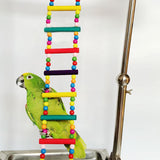 Parrots Toys Swing Balls Climbing Toy Chewing Training Ladders Hanging Hammock Natural Wood Birds Pets Bird Supplies