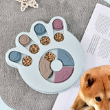 Dog educational toy slow feeder interactive increase puppy IQ food dispenser slow eating non-slip bowl pet dog training toy bowl