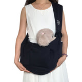Small Dog Cat Slings Carrier Bag Travel Tote Soft Comfortable Hands-free Pouch Handbag with Cell Phone Pocket Pet Products