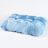 Long Plush Dog Bed Square Dog Mat Pet Cushion Blanket Soft Fleece Cat Cushion Puppy Chihuahua Sofa Mat Pad For Small Large Dogs