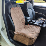 Dog Front Car Seat Cover Copilot Universal Easy to Clean Protector Cushion for Puppy SUV