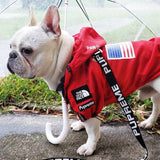 FATHIN Fashion Dog Clothes Adidog French Bulldog Pupreme Shirt Dog Windbreaker Sport Retro Dog Hoodies Pet Clothes S-5XL