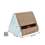 Cat Scratcher Board Corrugated Paper Toys With Bells Catnip Cat Scratcher Toy Grinding Nails Protect Furniture Pet Products