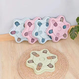 Dog educational toy slow feeder interactive increase puppy IQ food dispenser slow eating non-slip bowl pet dog training toy bowl