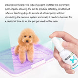 Pet cat and dog inducer for urination and defecation toilet urination poop positioning fixed defecation training fluid
