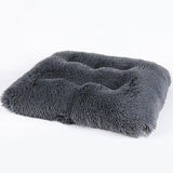 Long Plush Dog Bed Square Dog Mat Pet Cushion Blanket Soft Fleece Cat Cushion Puppy Chihuahua Sofa Mat Pad For Small Large Dogs