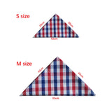1pcs Dog scarf Plaid Style Puppy Cat Dog Bandana/Bibs Cotton Washable Bandana Dog Accessories for Small Dog Grooming Products