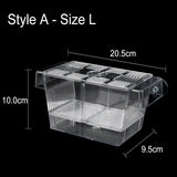 Baby Fishes Acrylic Aquarium Hatchery For Guppy Fish Isolation Breeding Box With Suction Cup Transparent Fish Tank Incubator