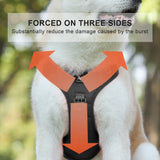Pet Dog Harness 1000D Oxford Cloth Reflective Service Dog Vest with Vertical Handle Adjustable Dog Collars For Big Medium Dogs