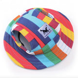 Pet Dog Cat Cap Breathable Summer Sunhat Cloth Mesh Canvas Hat For Small Medium Dogs Cats Caps Pet Products