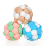 HOOPET Pet Toy  Cat Training Palying Toy Ball Stuffed Toys  Round Ball With Bells for Cat Dog