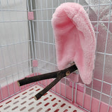 1 Pcs Soft Plush Bird Hammock Winter Windproof Bird Parrot Cage Hanging Bed Parakeet Cave Hideout Tent Pet Birds Nest Supplies