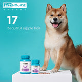 Teddy Dog Grooming, hair care, skin care, hair growth promotion, dog nutrition and health care product 160 pieces