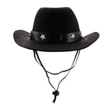 Fashion Dog Cowboy Hat Dogs Cat Outdoor Hats Caps For Small Medium Dogs Cats Headwear Pet Accessories Pitbull