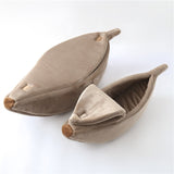 Funny Banana Cat Bed House Cute Cozy Cat Mat Beds Warm Durable Portable Pet Basket Kennel Dog Cushion Cat Supplies 4 Colors