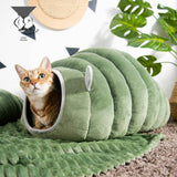 3 Styles Collapsible Cat Bed Pet Winter Plush Cat's House for Indoor Dogs Kennel Mat Small Dog Warm Cave Sleeping Bag Products