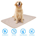 Dropshipping Only Reusable Pet Pee Pads Waterproof Bottom Bamboo Fiber Dog Training Pad Super Absorbent Washable Dog Pee Pads