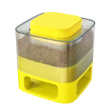 Dog Instant Non-Electric Automatic Slow Feeder Food Catapult Dispenser Anti-slip Pad with Puzzle Placemat Pet Training Toy Set