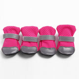 Reflective Dog Shoes Mesh Breathable Anti-slip Durable for small big dogs chihuahua pit bull Summer Winter Boots Dog supplies