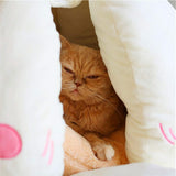 Pet Garlic House Bed Warm Fun Cat Litter Couch Cozy Comfortable Nest  Semi-Enclosed Cushion Dog Cat Accessories Kennel