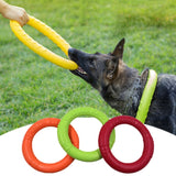 Pet Flying Discs  Dog Training Ring Puller Resistant Bite Floating Dog  toys Interactive Game Playing Products Supply