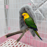 1 Pcs Soft Plush Bird Hammock Winter Windproof Bird Parrot Cage Hanging Bed Parakeet Cave Hideout Tent Pet Birds Nest Supplies