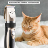 Pet Hair Trimmer USB Rechargeable Electric Shaver Pet Professional Dog Grooming Clipper Kit Thick Fur Hair Trimmer