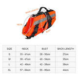 Pet Dog Life Jacket Outdoor Safety Clothes Life Vest Swimming Preserver Rescue Pet Life Vest Harness For Small Medium Large Dogs