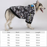 HOOPET New Style Pet Dog Clothes Winter Warm Cotton Clothes for Big Dog Leisure Style Camouflage Color  Winter Coat  Large Dog