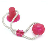 Silicon Pet Dog Toys Suction Cup Tug Dogs Chewing Push Ball Toy Pet Tooth Cleaning Dog Toothbrush for Puppy large Dog Biting Toy