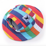 Pet Dog Cat Cap Breathable Summer Sunhat Cloth Mesh Canvas Hat For Small Medium Dogs Cats Caps Pet Products